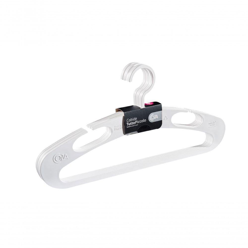 Conjunto 6 Cabides Tutto Piccolo Coza 42,1 X 0,4 X 20,8 Cm Branco Coza
