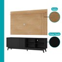 Ver imagem 6 de Conjunto Rack Preto Touch e Painel Parede Cedro Ventura Carraro