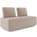 Ver imagem 7 de Sofá 6 Lugares para Sala de Estar Living Modular Adah M03 Veludo Bege - Lyam Decor