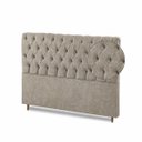 Ver imagem 5 de Cabeceira de Casal Estofada Captone 1,38 Mts Luna Vilajo: Suede Crush Cappucino