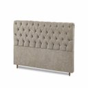 Ver imagem 4 de Cabeceira de Casal Estofada Captone 1,38 Mts Luna Vilajo: Suede Crush Cappucino