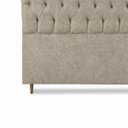 Ver imagem 6 de Cabeceira de Casal Estofada Captone 1,38 Mts Luna Vilajo: Suede Crush Cappucino