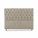 Ver imagem 3 de Cabeceira de Casal Estofada Captone 1,38 Mts Luna Vilajo: Suede Crush Cappucino