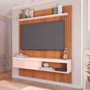 Ver imagem 6 de Kit Sofá Ferguile Genebra 3 Lugares Retrátil com Usb e Painel Tv 55 Esmeralda Caemmun