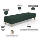 Ver imagem 4 de Puff Decorativo Sala de Estar Bali W01 Pés Palito 210x60cm Suede Verde Musgo - Lyam Decor
