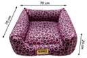 Ver imagem 2 de Cama para Cachorro Quadrada Impermeavel Luppet Oncinha Pink - Gg