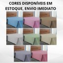 Ver imagem 5 de Lençol Casal Queen 100% Algodão Percal 300 Fios sem Elástico com Virol:azul Bebe