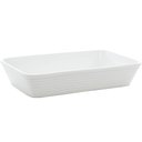 Ver imagem 1 de Refratária de Porcelana Branca Linea Lyor 26x17x5cm Prato Travessa Retangular Cozinha