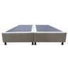 Base Cama Box King Size Suede Bordado Bege Skybox - 2
