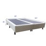 Base Cama Box King Size Suede Bordado Bege Skybox - 6