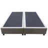 Base Cama Box King Size Suede Bordado Bege Skybox - 3