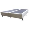 Base Cama Box King Size Suede Bordado Bege Skybox - 5
