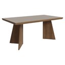 Ver imagem 1 de Mesa de Jantar Retangular Tampo com Moldura Rustic/Crema 5389 Madesa