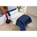 Ver imagem 3 de Coberdrom Sherpa e Flannel Everest Queen Manta Alta 150g 01 Peça - Marinho