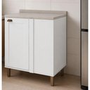 Ver imagem 3 de Tampo de Balcão Iluminata sem Porta MDF 93cm Amadeirado Genialflex Móveis