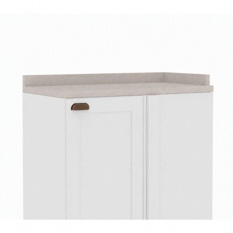 Tampo de Balcão Iluminata sem Porta MDF 93cm Amadeirado Genialflex Móveis