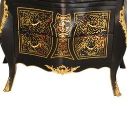Cristaleira Imperial Clássica com Fundo em Captonê Vermelho - 193x94x48cm Prime Home Decor 37185 - 4