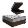 Cama Box Baú Casal  molas ensacadas Evolution Probel/Prodormir 138x188x74 marrom - 1