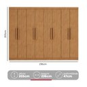 Ver imagem 5 de Guarda-Roupa Casal 8 Portas Easy Slim