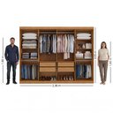 Ver imagem 3 de Guarda-Roupa Casal 8 Portas Easy Slim