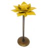 Castiçal De Ferro Para Decoração de Aniversário Rustico Artesanal - Amarelo - 3