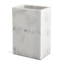 Ver imagem 3 de Conjunto Porta-sabonete Líquido Mármore Carrara em Polirresina Mart