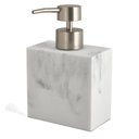 Ver imagem 2 de Conjunto Porta-sabonete Líquido Mármore Carrara em Polirresina Mart