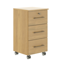 Ver imagem 1 de Gaveteiro com Chave 3 Gavetas e Rodinhas Soluzione