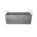 Ver imagem 3 de Cachepô Floreira Urbe 100 Jardineira Polietileno 100x40x40cm Cimento Queimado Japi