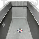 Ver imagem 5 de Cachepô Floreira Urbe 100 Jardineira Polietileno 100x40x40cm Cimento Queimado Japi