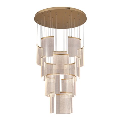 Lustre Pendente Astraled Starlit Pl-9851 Dourado Led Bivolt Dourado Pl-9851
