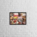 Ver imagem 1 de Quadro Vintage Coca-Cola 24x18cm - com vidro:Madeira preta