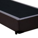 Ver imagem 2 de Base Cama Box Solteiro 88x188 Marrom Sintético Acolchoes
