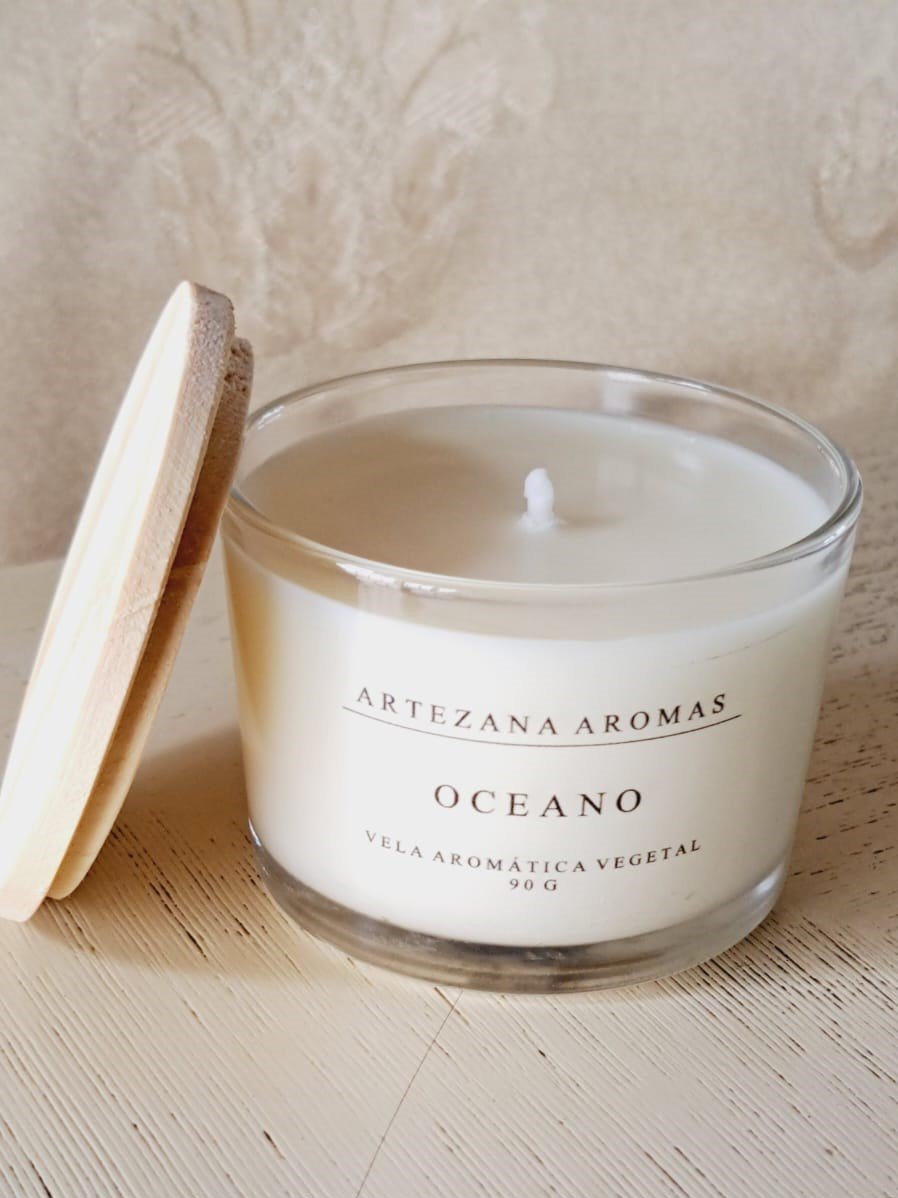 Vela Oceano - 90g Artezana Aromas Linha Clássica - 2