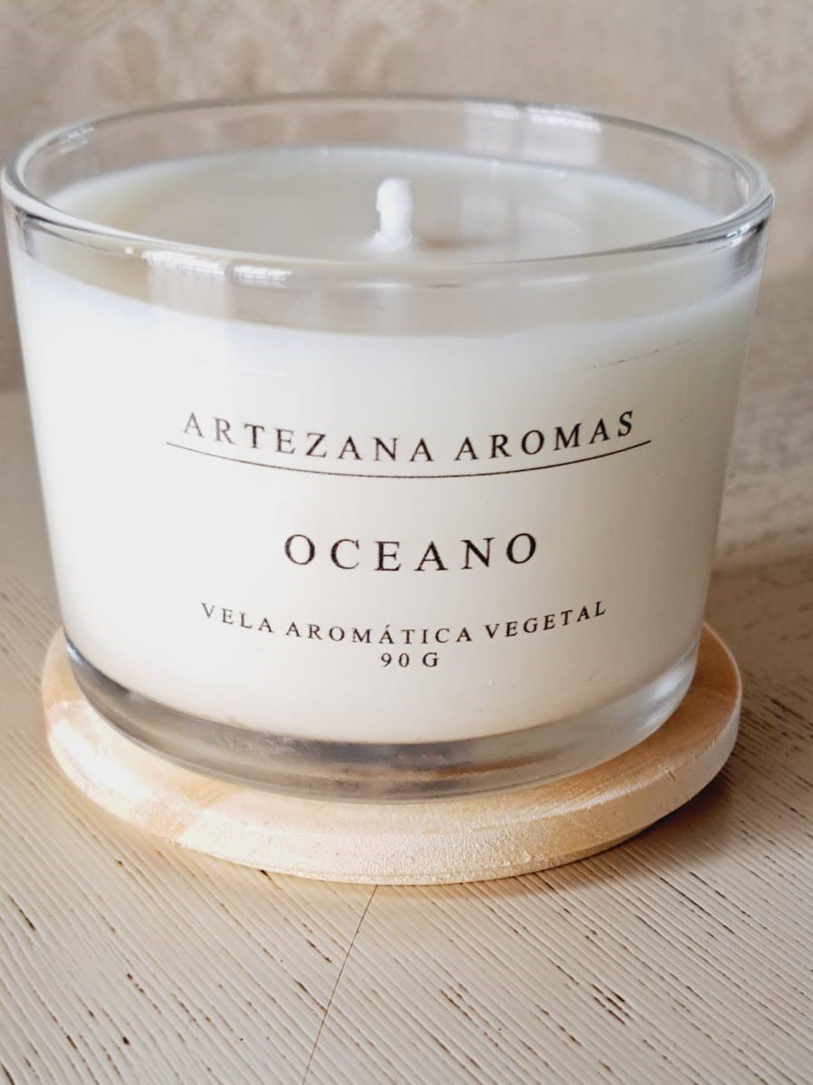 Vela Oceano - 90g Artezana Aromas Linha Clássica - 3