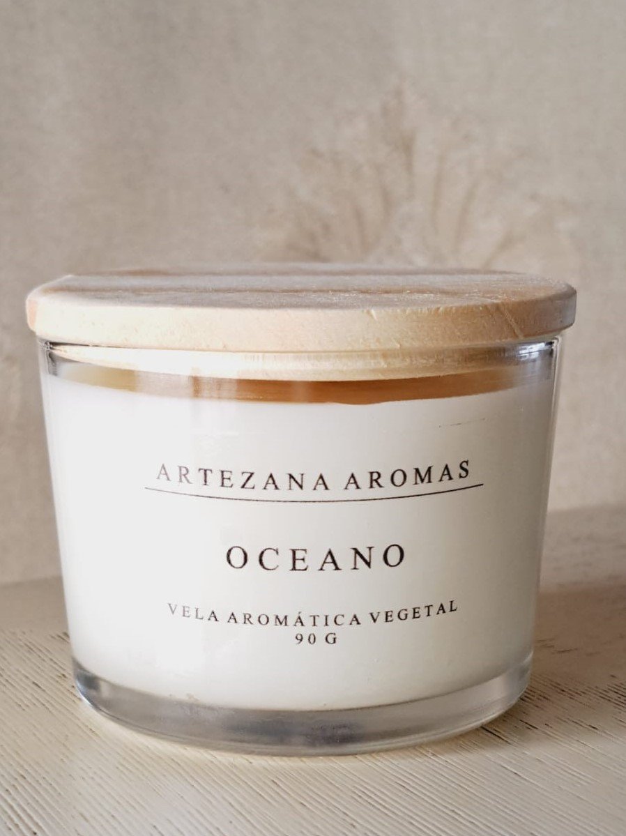 Vela Oceano - 90g Artezana Aromas Linha Clássica