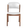 Kit 6 Cadeiras Decorativa Sala de Jantar Luxo Luna Facto Branco - Mozzelar - 5
