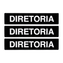 Ver imagem 1 de Combo 10 Placas de Sinalização Diretoria 30x7 Acesso - A-418 F9e