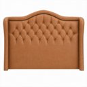 Ver imagem 3 de Cabeceira para Cama Box Casal 160cm Dorian Courino Caramelo - Sallar Home