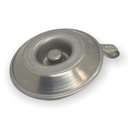 Ver imagem 3 de Suporte para 1 Vela Palito em Alumínio 10 Cm - Escolha a Cor:alumínio Prateado