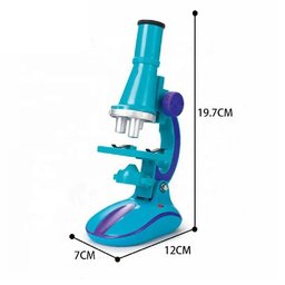 Microscópio Óptico Infantil 100x450x Led Brinquedo Cientista - 6