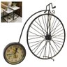 Relogio de Mesa Vintage Bicicleta Passaro Decoraçao Retro Quarto Sala Bancada Jardim Enfeite - 2