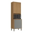 Ver imagem 2 de Paneleiro para Microondas MDF Colors Verde/Freijó/Moss