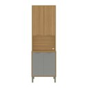 Ver imagem 4 de Paneleiro para Microondas MDF Colors Verde/Freijó/Moss