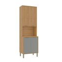 Ver imagem 5 de Paneleiro para Microondas MDF Colors Verde/Freijó/Moss