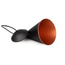 Ver imagem 4 de Luminária Pendente Cone 502 Para Bancada 26cm Preto com Cobre