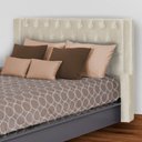 Ver imagem 4 de Cabeceira Para Cama Box Emma Luxo Veludo Cores - DS Estofados - Casal - Bege