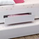 Ver imagem 3 de Bicama Sofá Nuvem Cama de Solteiro com Auxiliar e Gavetas para Colchão 78cm