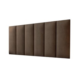 Cabeceira Queen 158 - Bello Box - Milão Suede Marrom - 2