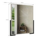 Ver imagem 3 de Espelheira para banheiro 70cm Multimóveis CR10110 Carvalho